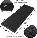 GoSports 2 inch Thick 6 ft x 2 ft Tri-Fold Exercise Fitness Mat - Great For Workouts, Yoga, Stretching - Image 4