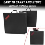 GoSports 2 inch Thick 6 ft x 2 ft Tri-Fold Exercise Fitness Mat - Great For Workouts, Yoga, Stretching - Image 6