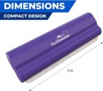 EasyGroomer Deshedding Brush for Dogs Cats | Purple | Undercoat Tool for Large and Small Pets | Comb Removes Loose Dirt, Hair and Fur | Perfect Clean for Short and Long Hair Grooming Shedding - Image 4