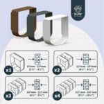 Sure Petcare SureFlap Microchip Cat Flap Tunnel Extender, Wall Installation Accessory, White - Image 4