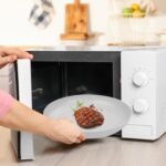 LIYH 48 Pcs Light Grey Plastic Wheat Straw Dinnerware Plates and Bowls Set,Camping Dish Set for 12, Dishwasher Safe Dinnerware Sets, Unbreakable Plates,Camping Dish Sets - Image 5