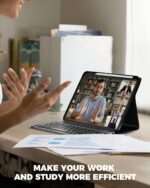 NOKBABO for iPad 11th 10th Generation Case with Keyboard, Magnetic Wireless Detachable Folio case with Pencil Holder, Keyboard for iPad 11th(A16,2025) & ipad 10th Generation(2022) - Black - Image 10