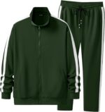 JMIERR Men's Track Suits 2 Piece Full Zip Sports Outfits Set Sweatshirt and Joggers Sweatpants - Image 3