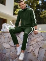 JMIERR Men's Track Suits 2 Piece Full Zip Sports Outfits Set Sweatshirt and Joggers Sweatpants - Image 9