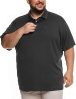 Big and Tall Mens Polo Shirt Moisture Wicking Sport Golf Shirts 2XL-6XL - Image 4