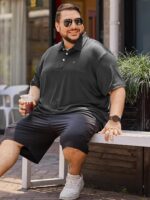 Big and Tall Mens Polo Shirt Moisture Wicking Sport Golf Shirts 2XL-6XL - Image 8