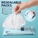 60 XL Shower Wipes – Body Wipes for Adults Bathing No Rinse – 6 Packs of 10 – Extra Moist Bath with Aloe & Vitamin E for Camping, Travel, Gym & Bedridden Care - Image 7