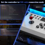 Nonbliep Wired Arcade Stick Compatible with PlayStation 5/PS4/PC/Android, for PS5 Fight Stick with Programming Function, Turbo Function, 9.8FT Braided Cable Fight Stick and Wired Connection - Image 3