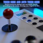 Nonbliep Wired Arcade Stick Compatible with PlayStation 5/PS4/PC/Android, for PS5 Fight Stick with Programming Function, Turbo Function, 9.8FT Braided Cable Fight Stick and Wired Connection - Image 5