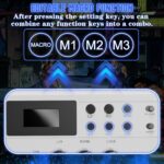 Nonbliep Wired Arcade Stick Compatible with PlayStation 5/PS4/PC/Android, for PS5 Fight Stick with Programming Function, Turbo Function, 9.8FT Braided Cable Fight Stick and Wired Connection - Image 6