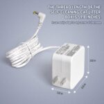 SUW Charger Accessory Parts for Self Cleaning Robot Box, 12V Cat Litter Box Power Adapter White [Suitable for Automatic Litter Box Numbered B0001-B9999] - Image 3