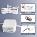 SUW Charger Accessory Parts for Self Cleaning Robot Box, 12V Cat Litter Box Power Adapter White [Suitable for Automatic Litter Box Numbered B0001-B9999] - Image 4