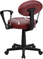 Flash Furniture Preston Football Swivel Task Office Chair with Arms - Image 5