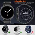 No Gap Bands Compatible with Samsung Galaxy Watch Ultra/ 7/6/5/4/FE Band 44mm 40mm/Watch 6 Classic Band 47mm 43mm/Watch 5 Pro 45mm/Watch 4 Classic, 20mm Metal Strap for Women Men - Image 5
