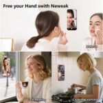 2 Pack Silicone Suction Phone Case Adhesive Mount, Silicone Sticky Holder for iPhone and Android, Hands-Free Grip for Selfies & TikTok, Gift for Women (Orange) - Image 3