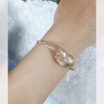 Handcrafted Baroque Bracelet- Women's Bracelets Fashionable Cute Pearl Bracelets-pearl bracelets for women gold - Image 4