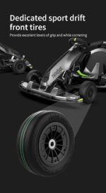 Gokart Front 80/60-5 Wheel Assembly Compatible with Segway Ninebot GoKart Kit/Kit2/Gokart Pro/Pro2, Karting Front Wheel Assembly Replacements Refit Original Accessories (Front Wheel Assembly 2pcs) - Image 6