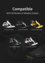 Gokart Front 80/60-5 Wheel Assembly Compatible with Segway Ninebot GoKart Kit/Kit2/Gokart Pro/Pro2, Karting Front Wheel Assembly Replacements Refit Original Accessories (Front Wheel Assembly 2pcs) - Image 8