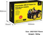 KEYESTUDIO Smart Car Robot,4WD Programmable DIY Starter Kit for Arduino for Uno R3,Electronics Programming Project/STEM Educational/Science Coding Kit for Teens Adults,15+ - Image 10