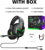 EKSA Fenrir S Gaming Headset for Xbox Series X/S, Xbox One, PS5, PS4, PC, Switch - Noise Cancelling Microphone, Comfortable Ear Pads, 50 mm Drivers, RGB Light, One Key Control - Birthday Gift - Image 9