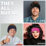 JOEYOUNG Fleece Ear Warmers for Men Women Kids - Winter Headband Ear Muffs Ear Covers for Cold Weather Running Cycling Ski - Image 7