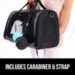 GORILLA GRIP Dog Water Bottle, Portable Water Bowl Dispenser for Dogs, 16 oz Leak Proof Pet Travel Squeeze Bottles, Food Grade Silicone, Puppy Essentials, Hiking Camping Trip Accessories, Turquoise - Image 10