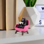Cat Gifts Cat Figurines Cute for Women Cat Lovers Teen Girls Pink Desk Accessories Shelf Decor - Image 5