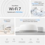 TP-Link Deco BE25 Dual-Band BE5000 WiFi 7 Mesh Wi-Fi System | 4-Stream 5 Gbps, 240 Mhz | Covers up to 6,600 Sq.Ft | 2X 2.5G Ports Wired Backhaul | VPN,MLO, AI-Roaming, HomeShield, 3-Pack - Image 4