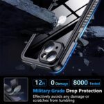 MOZOTER for iPhone 15 Plus Case Waterproof,[IPX8 Underwater Case][Full Body Shockproof & Military Dropproof] Clear Sound Quality Built-in Screen Protector for iPhone 15 Plus 6.7 inch-Black - Image 5