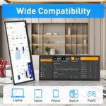 Maxfree Portable Monitor Touchscreen, 13" 1080P 10-Point Touch Screen Monitor with Kickstand & Speaker, Plug & Play, Laptop Screen Extender for Laptop/Windows/MacOS/Android/PS4/5/Xbox/iPad - Image 6