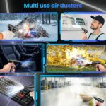 Electric Compressed Air Duster 330000 RPM - Cordless Rechargeable Air Blower for PC/Computer Cleaning, Keyboard, Electronics, Car & Home Dusting, Replaces Air Cans (Powered Turbo Fan Duster) - Image 5