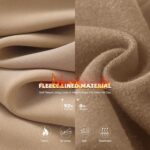 Hi Clasmix Fleece Lined Leggings Women - Seamless Thermal Winter High Waisted Tummy Control Thick Warm Yoga Pants - Image 4