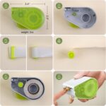 Manual Sticker Dispenser for Rolls of Stickers with 1520Pcs 1Inch Gold Star,Red Heart,Smiley Face Stickers for Kids Reward,Behavior Chart,School Classroom Student Teacher Supplies Gifts(Green) - Image 8