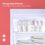 Nuliie 120 Pcs Breastmilk Storage Bags, 8 OZ Breast Milk Storing Bags, BPA-Free, Milk Storage Bags with Pour Spout for Breastfeeding, Self-Standing Bag, Space Saving Flat Profile - Image 7