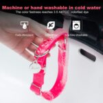 Martingale Dog Collar, No-Buckle Escape-Proof Design, Heavy-Duty Nylon and Welded D-Ring, Adjustable Training Collar for Medium Large Dogs (Baby Pink, L) - Image 8