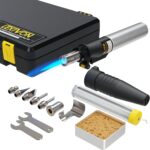 LEXIVON Butane Soldering Iron Multi-Purpose Kit | Cordless Self-Igniting Adjustable Flame 7-Tip Set | Pro Grade 125-Watt Equivalent (LX-770) - Image 9