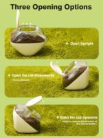 LivLab Mker Dog Food Storage Container, 5-10 lbs Pet Food Storage Bin, Measuring Cup, Cat Treat jar with Lids, Dry Food Storage Container for Rice and Grain - Image 3