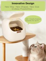 LivLab Mker Dog Food Storage Container, 5-10 lbs Pet Food Storage Bin, Measuring Cup, Cat Treat jar with Lids, Dry Food Storage Container for Rice and Grain - Image 5