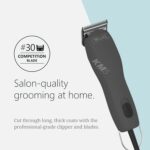 Wahl Pro Animal Curly Coat - KM 2-Speed Pro Clipper - Cat & Dog Grooming Clipper for Pet Care - Great for Poodles & Golden Doodles - Includes 2 Stainless Steel Guide Combs - Gunmetal - Image 6