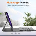 Keyboard Case for Galaxy Tab S10 Lite/ S10 FE /S9 FE 5G 10.9 /S9 11 Inch, Detachable Wireless Keyboard, Slim Folio Stand Magnetic Cover with S Pen Holder Support Wireless Charging, Auto Wake/Sleep - Image 5