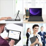 Keyboard Case for Galaxy Tab S10 Lite/ S10 FE /S9 FE 5G 10.9 /S9 11 Inch, Detachable Wireless Keyboard, Slim Folio Stand Magnetic Cover with S Pen Holder Support Wireless Charging, Auto Wake/Sleep - Image 8