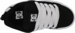 DC boys Court Graffik Skate Shoe, Black/White, 3 Big Kid US - Image 6