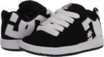 DC boys Court Graffik Skate Shoe, Black/White, 3 Big Kid US - Image 8