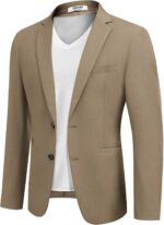 COOFANDY Mens Casual Sport Coat Regular Fit Lightweight Blazers Jacket Two Button Business Suit Jackets - Image 6