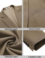 COOFANDY Mens Casual Sport Coat Regular Fit Lightweight Blazers Jacket Two Button Business Suit Jackets - Image 7