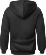 SCODI Hoodies for Men Heavyweight Fleece Sweatshirt - Full Zip Up Thick Sherpa Lined Hooded Sweatshirts - Image 4