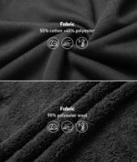 SCODI Hoodies for Men Heavyweight Fleece Sweatshirt - Full Zip Up Thick Sherpa Lined Hooded Sweatshirts - Image 6