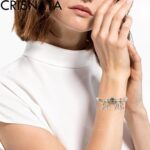 Complete Initial A-Z 26 Letter Dangle Charms, 925 Sterling Silver Dangling CZ Stone Alphabet Beads, fits European Bracelet Necklace, Gift for Mother/Dad/Daughter/Son/Sister/Birthday - Image 9