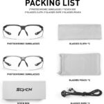 SCVCN Photochromic Sunglasses Sports Cycling Glasses for Men Women Youth Clear Glasses UV400 Protection MTB Running S87 - Image 8