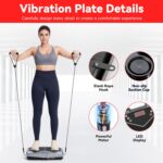 Vibration Plate Exercise Machine for Lymphatic Drainage Weight Loss,Full Body Workout Vibrating Plate Lymphatic Drainage Massager,Workout Equipment Fitness Weight Fat Burner Loss & Shaping - Image 3